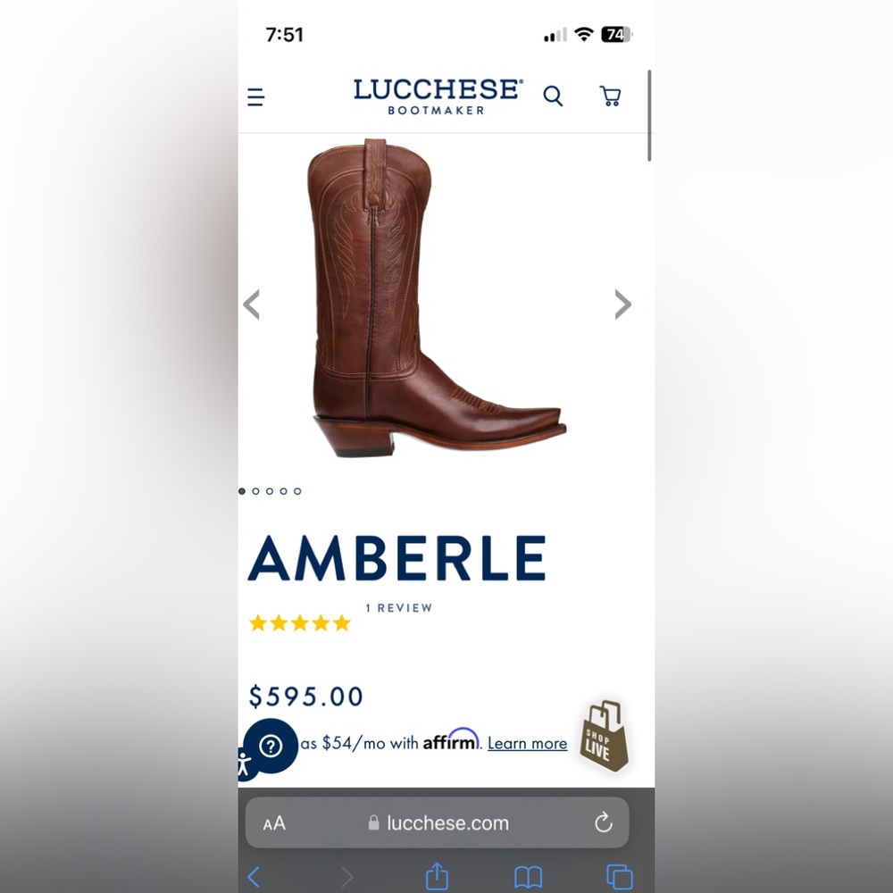 Lucchess Boots - Amberle 7 B